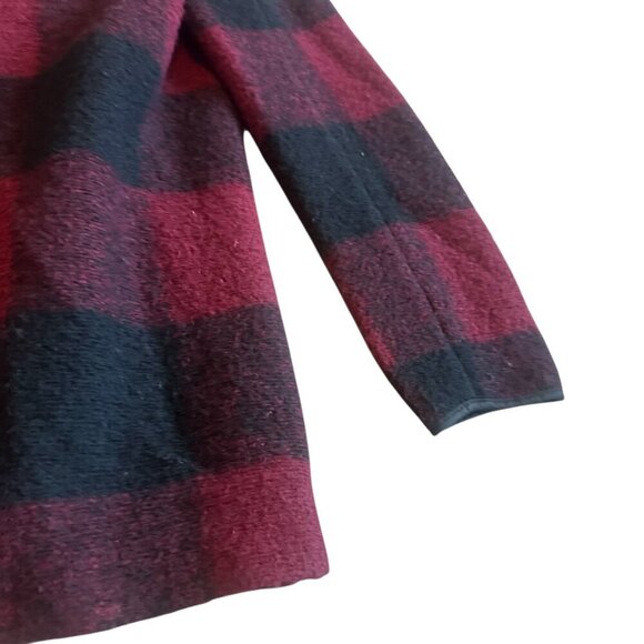 Wilfred Free Buffalo Plaid Button-Down Sweater Jacket Wool Blend Size XXS Womens - Picture 9 of 11